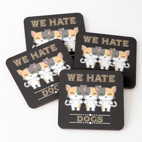 Item preview, We hate dogs cat designed and sold by Imutobi.