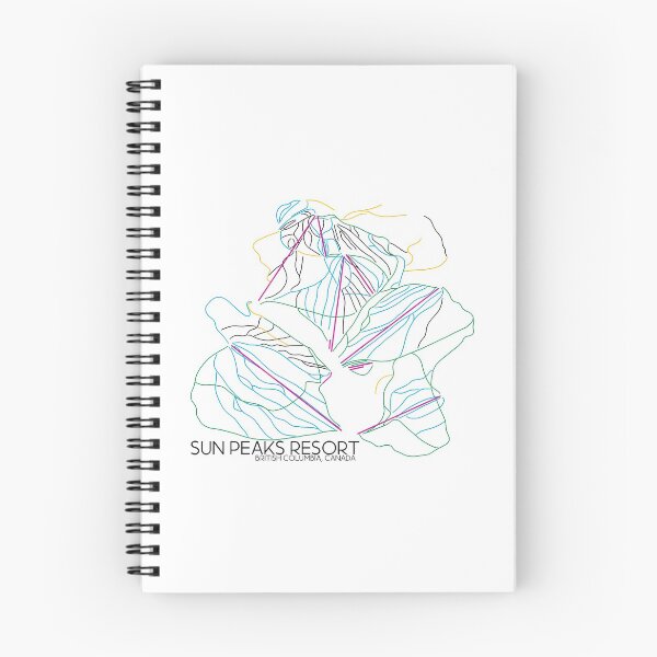 Item preview, Sun Peaks Resort Map designed and sold by madibroo.