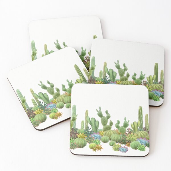 Item preview, Milagritos Rainbow Cacti on White Background designed and sold by Iker Paz Studio.