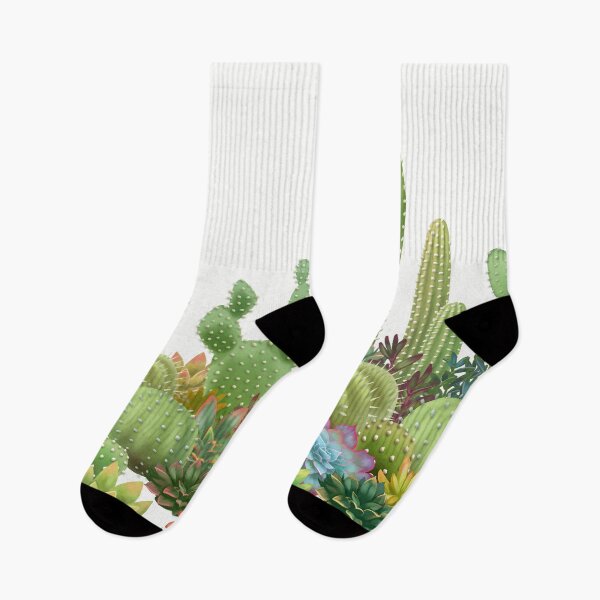 Item preview, Milagritos Rainbow Cacti on White Background designed and sold by Iker Paz Studio.