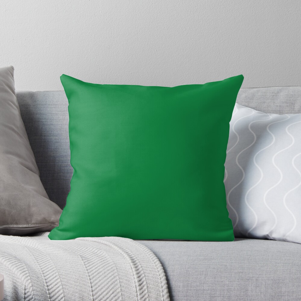 dark green throw pillows