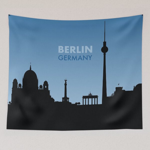 Item preview, Berlin City Skyline Art - Germany Gift designed and sold by PilgrimageShop.