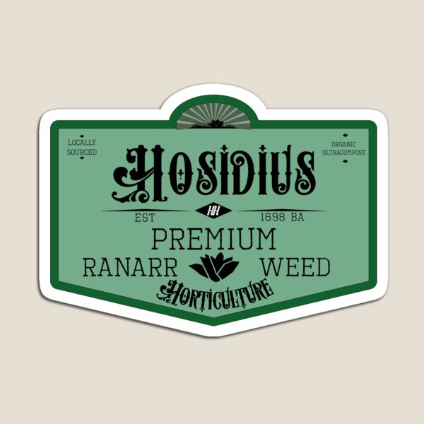 Item preview, Premium Rannar Hosidius Horticulture designed and sold by Dansdesignworks.