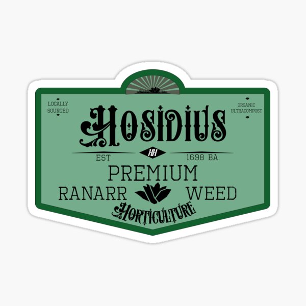 Item preview, Premium Rannar Hosidius Horticulture designed and sold by Dansdesignworks.