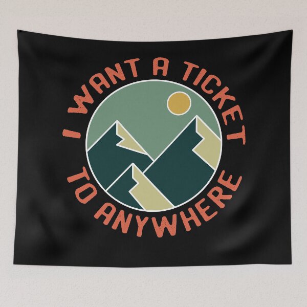 Item preview, I want adventure in the great wide somewhere - gift for travel lovers designed and sold by hyggekrog.