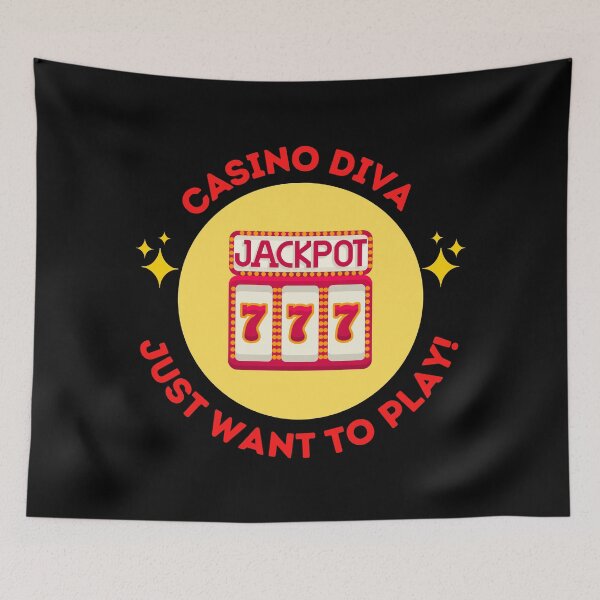 Item preview, Casino Diva Just Want to Play  designed and sold by SloganExpress.
