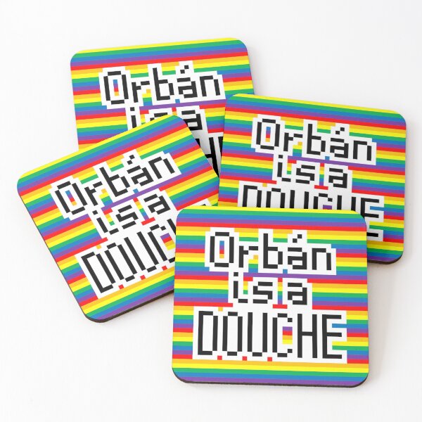 Item preview, Orbán is a douche - rainbow designed and sold by MercrediCanon.