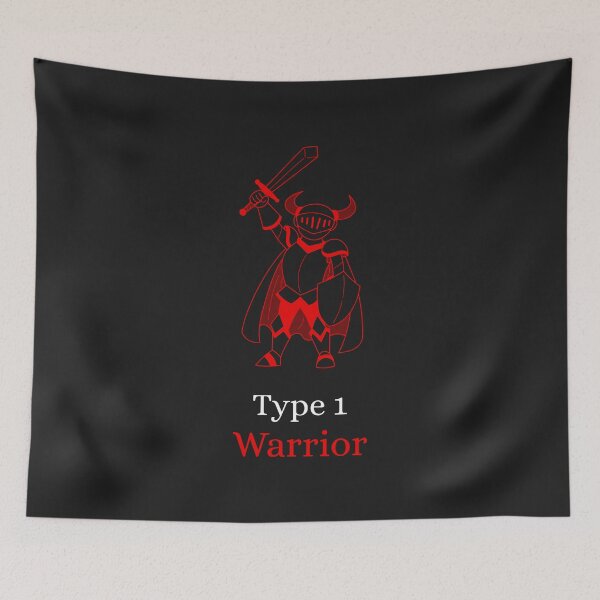 Item preview, T1D Type 1 Diabetes Warrior designed and sold by CrimsonKnights.