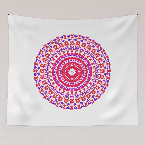 Item preview, Red purple mandala  designed and sold by Creativeart1974.