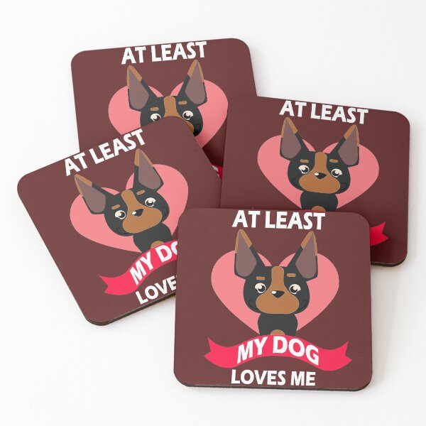 Item preview, At Least My Dog Loves Me T-Shirt designed and sold by Uday24.