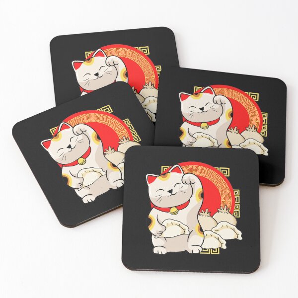Item preview, Calico Cat Eats Dumpling designed and sold by ElBeDesigns.