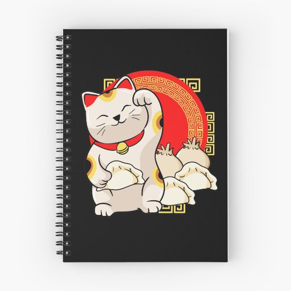 Item preview, Calico Cat Eats Dumpling designed and sold by ElBeDesigns.