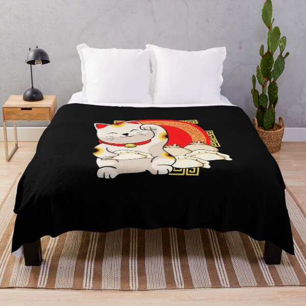 Item preview, Calico Cat Eats Dumpling designed and sold by ElBeDesigns.