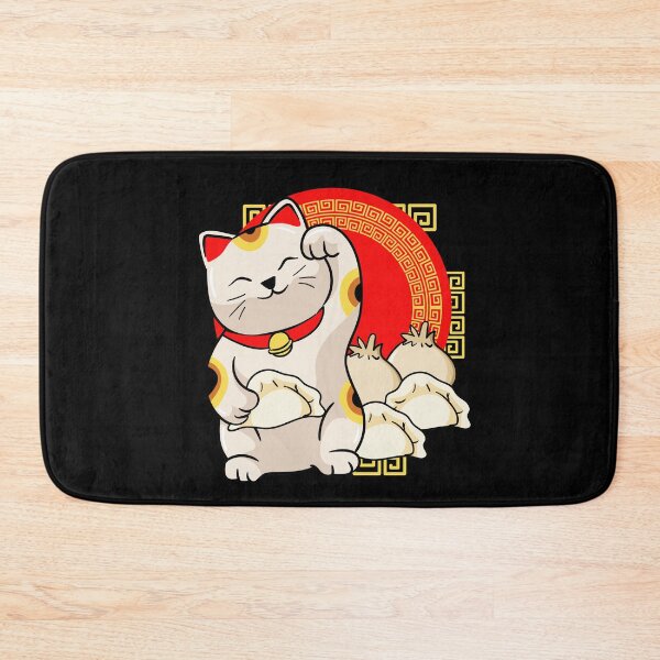 Item preview, Calico Cat Eats Dumpling designed and sold by ElBeDesigns.
