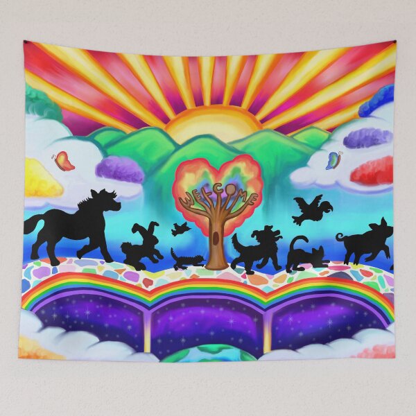 Item preview, Pets Arrival at the Rainbow Bridge  designed and sold by Deborah Camp.