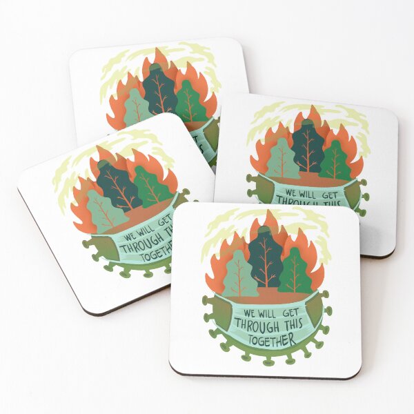 Item preview, Forest fires x pandemic designed and sold by HowreSketch.