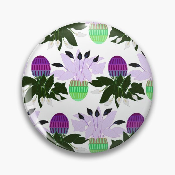 Item preview, Peace Lily Bright Print designed and sold by VibrantByNature.