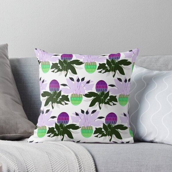 Item preview, Peace Lily Bright Print designed and sold by VibrantByNature.