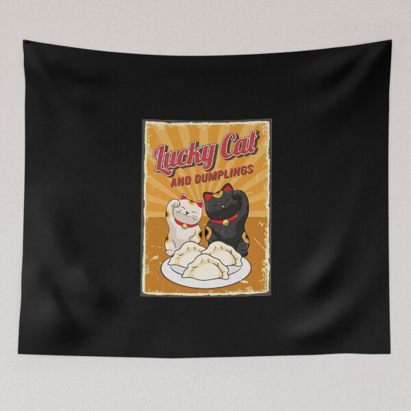 Item preview, Vintage calico cat with dumpling designed and sold by ElBeDesigns.