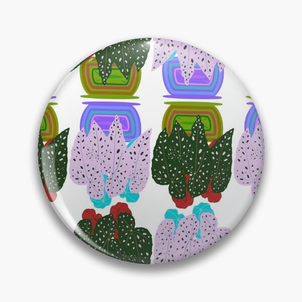 Item preview, Begonia Houseplant Bright Print designed and sold by VibrantByNature.