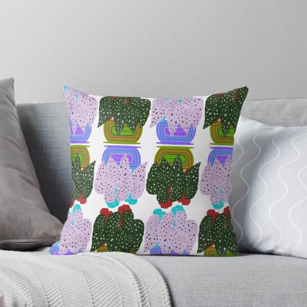 Item preview, Begonia Houseplant Bright Print designed and sold by VibrantByNature.