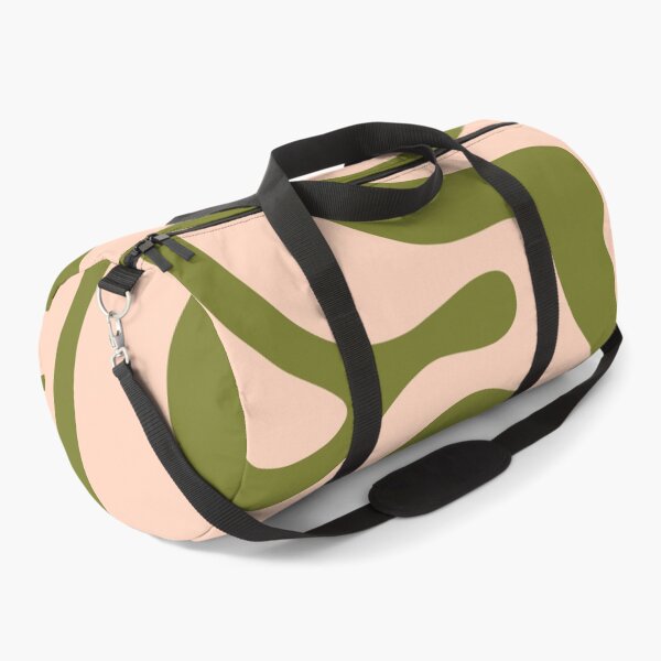 Item preview, Modern Liquid Swirl Abstract Pattern in Olive Green and Pale Blush designed and sold by kierkegaard.