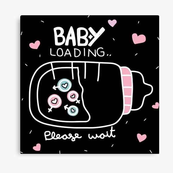 Lienzos Baby Loading Redbubble