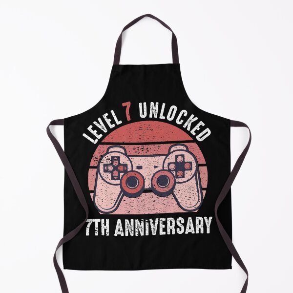 Item preview, Level 7 Unlocked 7th Anniversary Gamer designed and sold by RandomStuffShop.