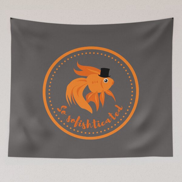 Item preview, Sofishticated Fish Pun designed and sold by TipToppity.