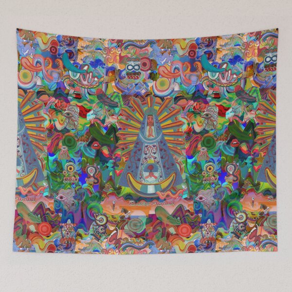 Item preview, Virgin of Lujan and graffitis designed and sold by Diego Manuel Rodriguez.