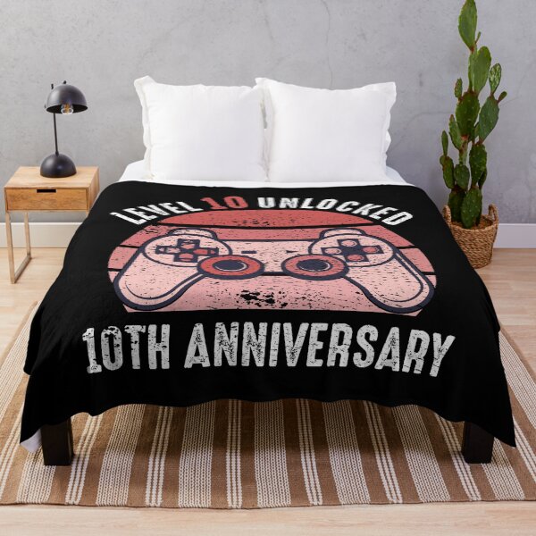 Item preview, Level 10 Unlocked 10th Anniversary Gamer designed and sold by RandomStuffShop.