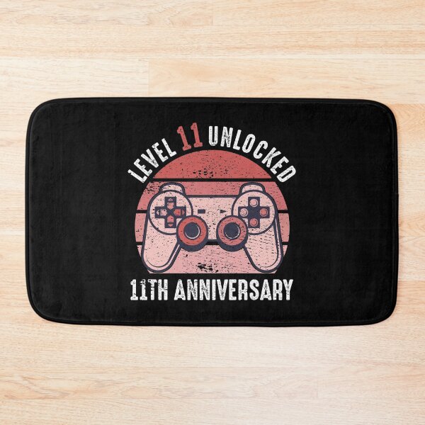 Item preview, Level 11 Unlocked 11th Anniversary Gamer designed and sold by RandomStuffShop.