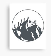 Evolution of Mountain biking | 2 Canvas Print