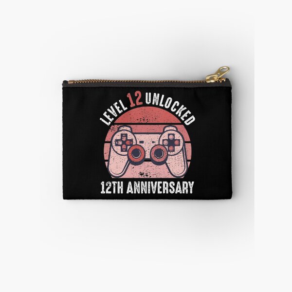 Item preview, Level 12 Unlocked 12th Anniversary Gamer designed and sold by RandomStuffShop.