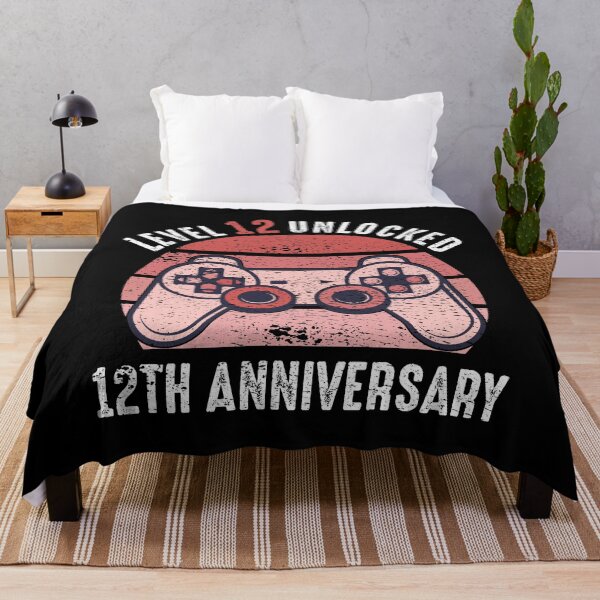 Item preview, Level 12 Unlocked 12th Anniversary Gamer designed and sold by RandomStuffShop.