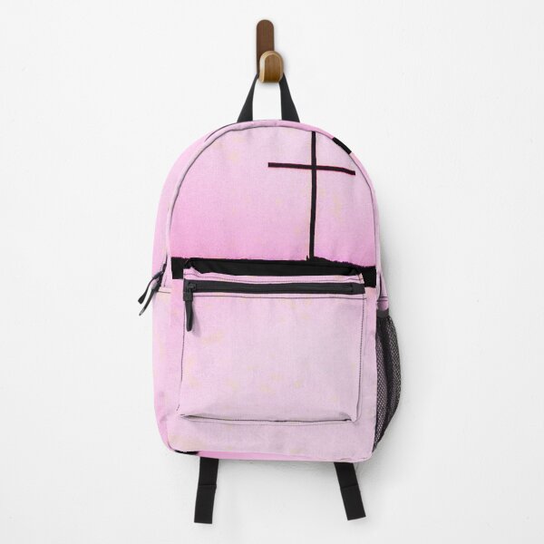 Item preview, pastel goth hillside cross pink sky designed and sold by frauenbrauen.
