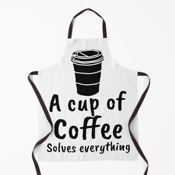 Item preview, Cup of Coffee Solves Everything too designed and sold by max-art-lvl.