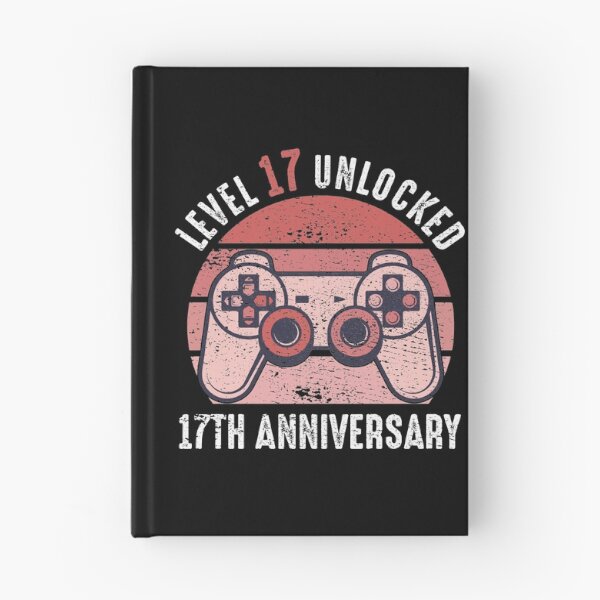 Item preview, Level 17 Unlocked 17th Anniversary Gamer designed and sold by RandomStuffShop.