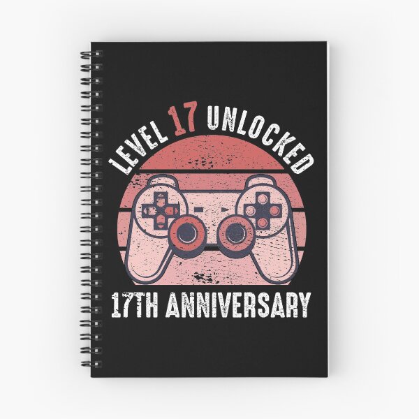 Item preview, Level 17 Unlocked 17th Anniversary Gamer designed and sold by RandomStuffShop.