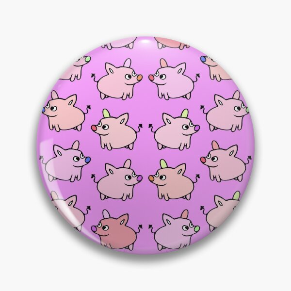 Item preview, Cute and Colorful Pig Pattern (pink) designed and sold by Davey's Designs.