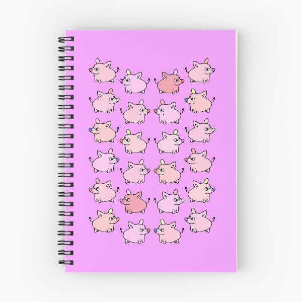 Item preview, Cute and Colorful Pig Pattern (pink) designed and sold by Davey's Designs.