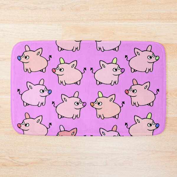 Item preview, Cute and Colorful Pig Pattern (pink) designed and sold by Davey's Designs.