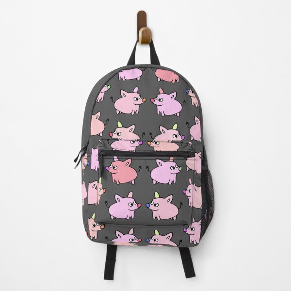 Item preview, Cute and Colorful Pig Pattern (grey) designed and sold by Davey's Designs.