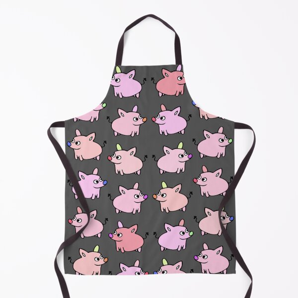 Item preview, Cute and Colorful Pig Pattern (grey) designed and sold by Davey's Designs.