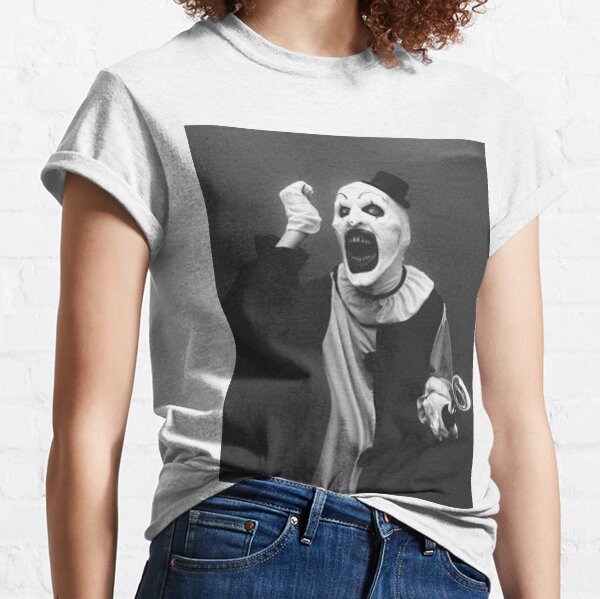 Terrifier art the clown horror  Classic T-Shirt