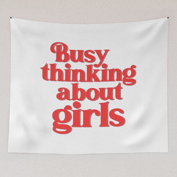 Item preview, Thinking About Girls // Gay Typography designed and sold by acquiesce13.