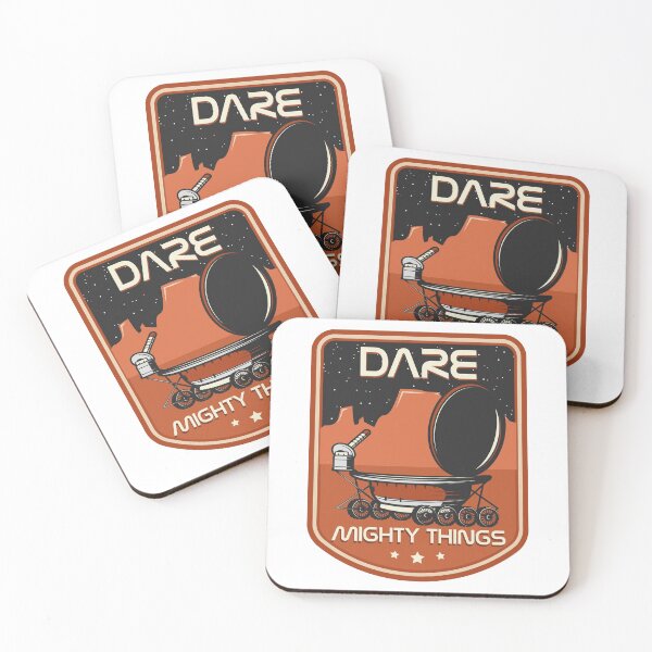 Item preview, Dare Mighty Things Perseverance Mars Rover Secret Message landing parachute designed and sold by Dream-bubble.