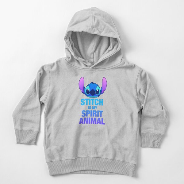Stitch est mon animal spirituel Sweat à capuche épais pour tout-petit