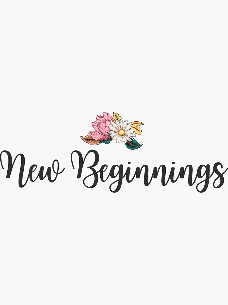 New Beginnings Floral Vinyl