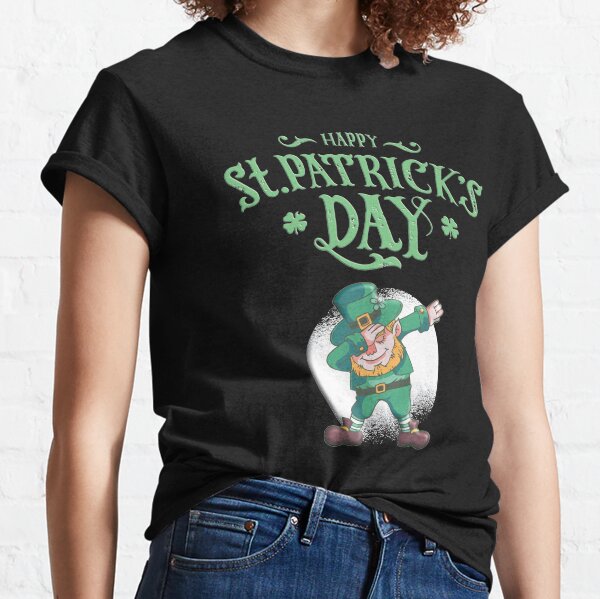 This Lass Can Shamrock Your World Ladies Crewneck or V-neck T-shirt St Patricks Day Funny Saying Joke Innuendo Irish Pride Costume Parade